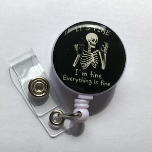 Badge reel ID holder